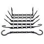 HOUSE DAY Black Magic Hangers Space Saving Clothes Hangers Organizer Smart Closet Space Saver Pack of 10 with Sturdy Plastic for Heavy Clothes HOUSE DAY Black Magic Hangers Space Saving Clothes Hangers Organizer Smart Closet Space Saver Pack of 10 with Sturdy Plastic for Heavy Clothes