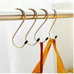 20Pcs Powerful S Shape Clothes Hanger Kitchen Bathroom Door Hangers Hooks Laundry Storage Racks Space Saving Random Color