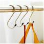 20Pcs Powerful S Shape Clothes Hanger Kitchen Bathroom Door Hangers Hooks Laundry Storage Racks Space Saving Random Color