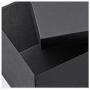 IKEA TJENA 2 Pack Black Foldable Storage Boxes with Lid/Office, Storage, Supplies, Organization, Small Parts (Black)