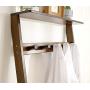 WYQSZ Japanese Clothes Rack Bamboo, Floor Living Room Bedroom Clothes Rack Wooden, Simple Hanger Porch Door Shelf Bamboo (Color : B)