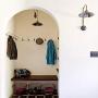 Tiazza 4Pcs Antique Solid Brass Clothes Hooks Entryway Coat Hooks Scarf and Jacket Hangers Perfect Bath Towel Heavy Hooks (Black)