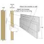 72" Zbar Hanging System Bar,Z Bracket,Z bar Mirror Hanger