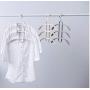 10pcs Random Color Creative Anti-Slip Multiple Layer Clothes Hangers Trousers Pants Hanger Closet Rack 3 Layers