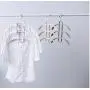 10pcs Random Color Creative Anti-Slip Multiple Layer Clothes Hangers Trousers Pants Hanger Closet Rack 3 Layers 10pcs Random Color Creative Anti-Slip Multiple Layer Clothes Hangers Trousers Pants Hanger Closet Rack 3 Layers