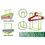 Standing Clothes Hanger Stacker Holder, 2 pcs Drying Rack Caddy Premium Grade PP for Tidier Laundry Room Closet Organizer, Large Capacity Hold Up to 30 Hangers with Manual for Installation