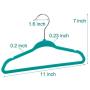 Kids Velvet Non-Slip Clothes Hangers,10/20/30 Pack (B)