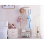 WZP Household Coat Rack Hall Floor Rack Bedroom Multi-Purpose Clothes Rack Simple Living Room Stainless Steel Hanger Modern