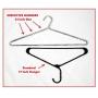 10 Extra Wide 21" Heavy Duty Aluminum Clothes Hangers for XL XXL and Larger Sizes 10 Extra Wide 21" Heavy Duty Aluminum Clothes Hangers for XL XXL and Larger Sizes