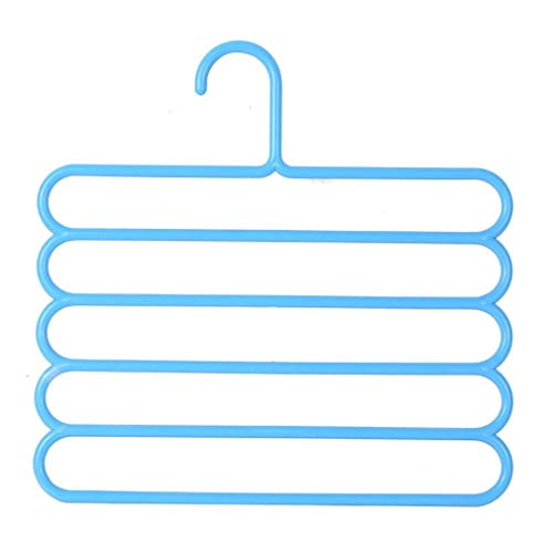 Wonderrun Closet Storage Rack Organizer Portable Clothes Hanger Hooks Laundry Garment Kitchen Shelf Rod or Decor for Home and Office