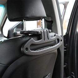 KMMOTORS Car Clothes Multi Hanger Jackets Suits Holder for Dividable Headrest (Batman Hanger)