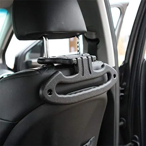 KMMOTORS Car Clothes Multi Hanger Jackets Suits Holder for Dividable Headrest (Batman Hanger) KMMOTORS Car Clothes Multi Hanger Jackets Suits Holder for Dividable Headrest (Batman Hanger)