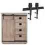 3-1/4ft Cabinet Barn Door Hardware Kit - Mini Sliding Door Hardware - for Cabinet TV Stand Wardrobe - Simple and Easy to Install - Fit Up to 20" Wide Door Panel (Mini Arrow Shape Hangers) 3-1/4ft Cabinet Barn Door Hardware Kit - Mini Sliding Door Hardware - for Cabinet TV Stand Wardrobe - Simple and Easy to Install - Fit Up to 20" Wide Door Panel (Mini Arrow Shape Hangers)
