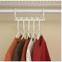 10PC 5 Hole Magic Wander Hangers Clothes Space Saver Space Saver Wonder Magic Clothes Hanger Hook Hangers for Clothes