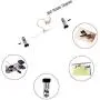 Pants Hangers - Skirt Hangers 24 Pack Skirt Metal Pants Hangers Chrome Skirt Hangers with Non-slip Adjustable Clips Space Saving Pants Hanger for All Kinds of Clothes Pants
