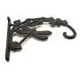 Cast Iron Rustic Brown Dragonfly Plant Hanger Hook, Bracket Style Hanging Plant Hook Cast Iron Rustic Brown Dragonfly Plant Hanger Hook, Bracket Style Hanging Plant Hook