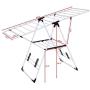 Laundry clothes storage drying rack portable folding dryer hanger heavy duty portable & multi-functional clothes rack