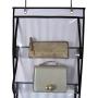 MISSLO Over Door Organizer for Handbags, Caps, Accessories (White)