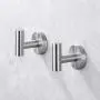 KES Bathroom Wall Towel Hooks No Drill Heavy Duty Robe Hook Holder SUS304 Stainless Steel Brushed 2 Pack, A2164DG-2-P2 KES Bathroom Wall Towel Hooks No Drill Heavy Duty Robe Hook Holder SUS304 Stainless Steel Brushed 2 Pack, A2164DG-2-P2