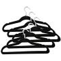 Topclouds 200 Pack Plastic Hangers, Durable Clothes Hangers Locked Non-Slip Surface, Space Saving Easy Slide Organizer for Bedroom Closet Wardrobe, Great for Shirts, Pants, Scarves
