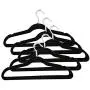 GiODLCE Velvet Hanger (Set of 50) - Ultra -Thin No Slip Velvet Suit Hangers for Men and Women Clothes (Black)