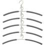 HJYPYJ Magic Hanger,Fold Multifunctional Hangers,Detachable Multi-Layer Hook Design,Space-Saving Organizer Hanger Strong Bearing Capacity/White / 44x40cm