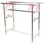 Double Parallel Bar Adjustable Clothing Garment Retail Display Rack Rail Bar Clothes Hanger Double Parallel Bar Adjustable Clothing Garment Retail Display Rack Rail Bar Clothes Hanger
