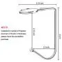 4or8 Purse Hook Hanger Christmas Stocking Hook Unique Design Stainless Steel Sock Hnager Curtain Clips Shower Curtain Hooks for Xmas Stocking