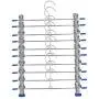 20 Pcs Stainless Steel Trouser Hanger Rack Coat Pants Skirt Hangers Clothes Stand Holder with 2 Adjustable Non-Slip Clips 28cm 20 Pcs Stainless Steel Trouser Hanger Rack Coat Pants Skirt Hangers Clothes Stand Holder with 2 Adjustable Non-Slip Clips 28cm