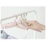 HJYPYJ Magic Clothes Hangers Organizer, Travel Folding Hanger, Home Non-Slip Space Saving Hanger/Green / 4 pcs
