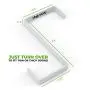 Over The Door Hook Fitting Two Sized Doors, from Unjumbly - 4 Pack - Sturdy Metal Reversible Over Door Hooks (White) Over The Door Hook Fitting Two Sized Doors, from Unjumbly - 4 Pack - Sturdy Metal Reversible Over Door Hooks (White)