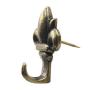 Flower Shape Push Pin Hangers Wall Hooks (12 - Pack, Antique Brass) Flower Shape Push Pin Hangers Wall Hooks (12 - Pack, Antique Brass)
