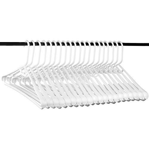 Best Wide Shoulder Heavy Duty Plastic Hangers, USA Made Strong and Long Lasting Hangers, Set of 20 Best Wide Shoulder Heavy Duty Plastic Hangers, USA Made Strong and Long Lasting Hangers, Set of 20