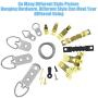 DYWISHKEY Picture Hanging Kit, 815 PCS Heavy Duty Assorted Picture Hangers Hooks Nails and Screws, Picture Hangers Assortment Kit for Wall Mounting