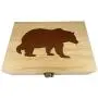 Bamboo Wood Hinged Cigar Storage Stash Boxes -8.5 x 6 x 2.5 Inches (Bear) Bamboo Wood Hinged Cigar Storage Stash Boxes -8.5 x 6 x 2.5 Inches (Bear)