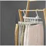 2pcs Space Saving Clothes Hanger with Hook Wardrobe Closet Organizer Rack 360 Degree Rotary Clip Clothes Rack Decoration 2pcs Space Saving Clothes Hanger with Hook Wardrobe Closet Organizer Rack 360 Degree Rotary Clip Clothes Rack Decoration