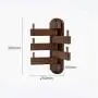 GCFBCL Solid Wood Swivel Coat Hooks Folding Swing Arm 5 Hat Hanger Rail Multi Foldable Arms Towel/Clothes Hanger for Hanging Coat, Belt, Keys, Headset, Etc. in The Home, Kitchen, Bathroom,Walnutcolor GCFBCL Solid Wood Swivel Coat Hooks Folding Swing Arm 5 Hat Hanger Rail Multi Foldable Arms Towel/Clothes Hanger for Hanging Coat, Belt, Keys, Headset, Etc. in The Home, Kitchen, Bathroom,Walnutcolor