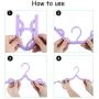 YABOO 15Pcs Folding Travel Hangers Portable Clothes Hangers for Home Travel Camping (15Pcs)