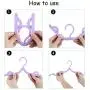 YABOO 15Pcs Folding Travel Hangers Portable Clothes Hangers for Home Travel Camping (15Pcs) YABOO 15Pcs Folding Travel Hangers Portable Clothes Hangers for Home Travel Camping (15Pcs)