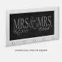 Mrs & Mrs Key Holder, Lesbian Gift, Gay Gift, Lesbian Wedding Gift, Gay Wedding Gift, Key Hanger, Wall Key Rack, Wall Key Holder, Key Holders, Personalized Gift, Home, Housewarming Gift, Wedding Gift