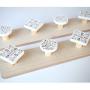 TANGON Wall Hooks Towel Clothes Hanger Holder Storage Shelf Basket for Home Kitchen Bathroom Door (L)