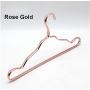 10pcs Random Color Household Adult Clothes Hanger No Rust Heavy Duty Rose Gold Metal Hanger Closet Organizer