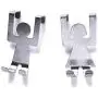 CAIYCAI 2Pcs Stainless Steel Over Door Tableware Hooks Kitchen Cabinet Drawer Clothes Holder Hanger Home Storage CAIYCAI 2Pcs Stainless Steel Over Door Tableware Hooks Kitchen Cabinet Drawer Clothes Holder Hanger Home Storage