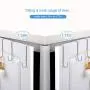 Anytin Over The Door Hook Adjustable 4 Pack Fitting The Doors from 1.38 inch to 1.77 inch Thick in Width - Sturdy Metal Over Door Hanger for Hanging Clothes, Towels, Coats Anytin Over The Door Hook Adjustable 4 Pack Fitting The Doors from 1.38 inch to 1.77 inch Thick in Width - Sturdy Metal Over Door Hanger for Hanging Clothes, Towels, Coats