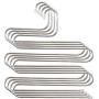5pcs Multi Pants Hangers Rack for Closet Organization,Stainless Steel S-Shape 5 Layer Clothes Hangers for Space Saving Stora 5pcs Multi Pants Hangers Rack for Closet Organization,Stainless Steel S-Shape 5 Layer Clothes Hangers for Space Saving Stora