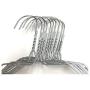 THE UM24 10 Pack Steel Metal Wire Hangers Adult Coat Clothes Hangers - 13 Gage Thickness Silver Color Galvanized Metal Wire Hanger THE UM24 10 Pack Steel Metal Wire Hangers Adult Coat Clothes Hangers - 13 Gage Thickness Silver Color Galvanized Metal Wire Hanger