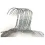 THE UM24 30 Pack 16 Inch Strong Steel Metal Wire Hangers Adult Clothes Hangers - 13 Gage Thickness Silver Color Galvanized Metal Wire Hanger