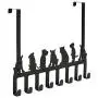 Wintek Black Dog Over The Door Hook Hanger Coat/Bag/Towel/Hat/Accessories Rack,Home and Office Heavy Duty Organizers-8 Hooks,Black (Black, Dog) Wintek Black Dog Over The Door Hook Hanger Coat/Bag/Towel/Hat/Accessories Rack,Home and Office Heavy Duty Organizers-8 Hooks,Black (Black, Dog)