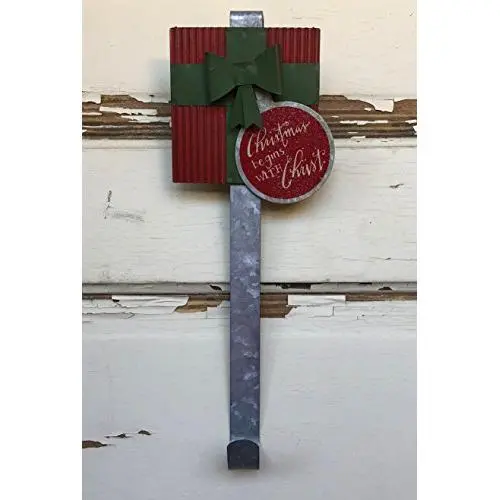 AG Designs Christmas Decor - Begins with Christ Gift Wreath Door Hanger AG Designs Christmas Decor - Begins with Christ Gift Wreath Door Hanger