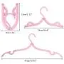 ETSAMOR 10PCS Travel Clothes Hangers Magic Portable Glamorous Plastic Folding Coat Hanger with Anti-slip Grooves for Outdoor Camping Hiking